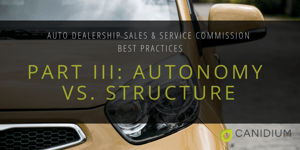 Auto Dealership Sales and Service Commissions Best Practices: Part III